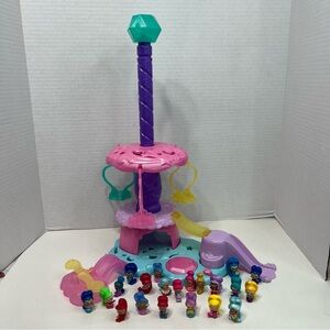 SHIMMER AND SHINE teenie genies zahracorn play park playset with figures